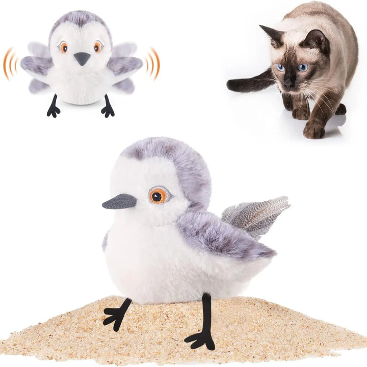 Flapping Bird Cat Kicker Toy with Catnip