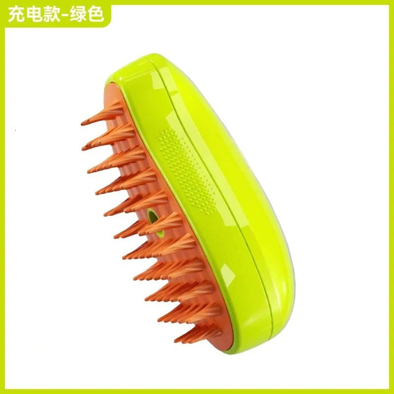 3-in-1 Electric Steamy Pet Grooming Brush