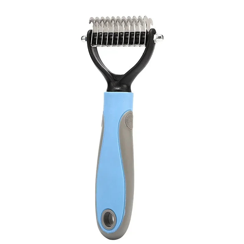 Double-Sided Fur Knot Cutter & Shedding Comb