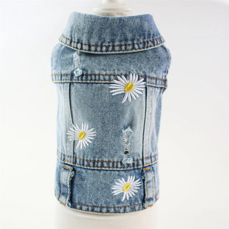 Denim Dog Jacket – Cowboy Style Pet Coat