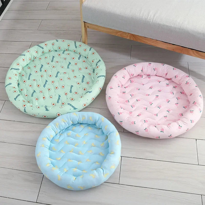 Ice Silk Cooling Dog Bed Pad
