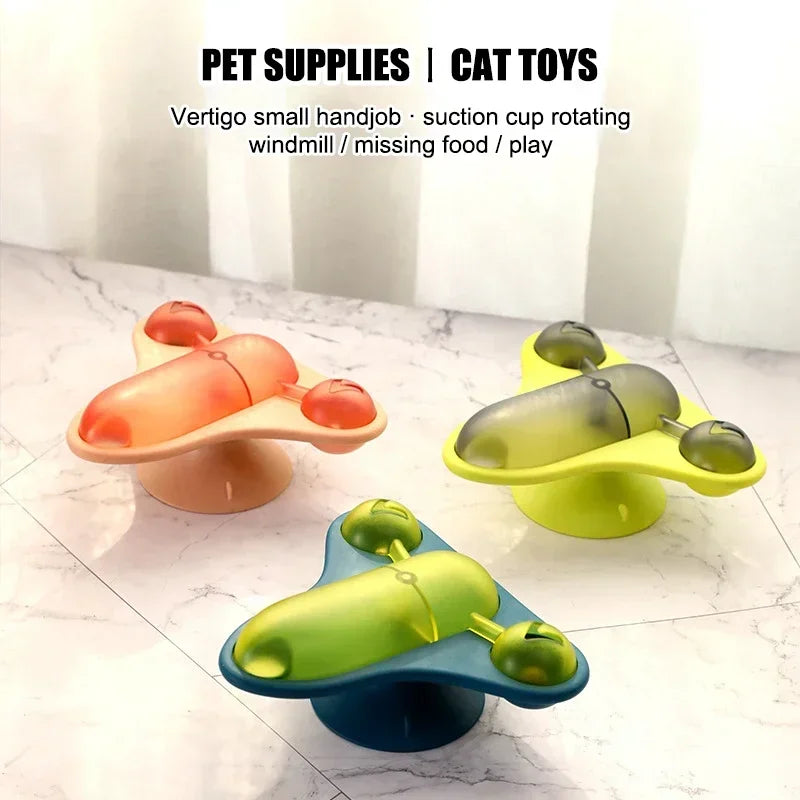 Rotating Flying Chair Interactive Cat Toy