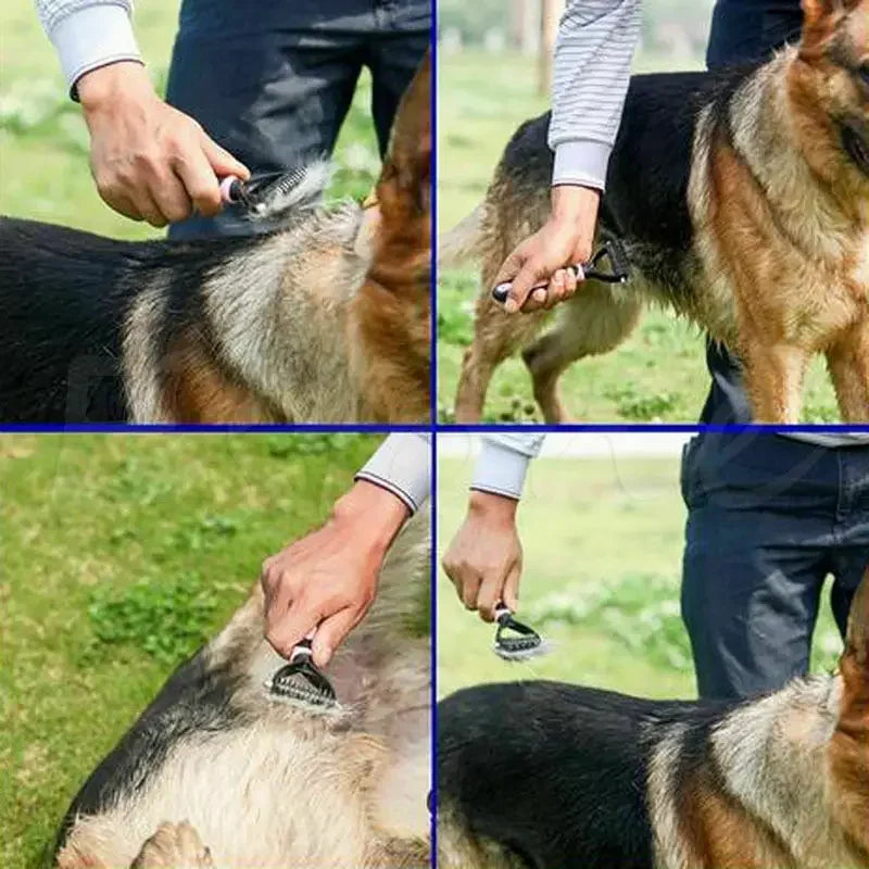 Double-Sided Fur Knot Cutter & Shedding Comb