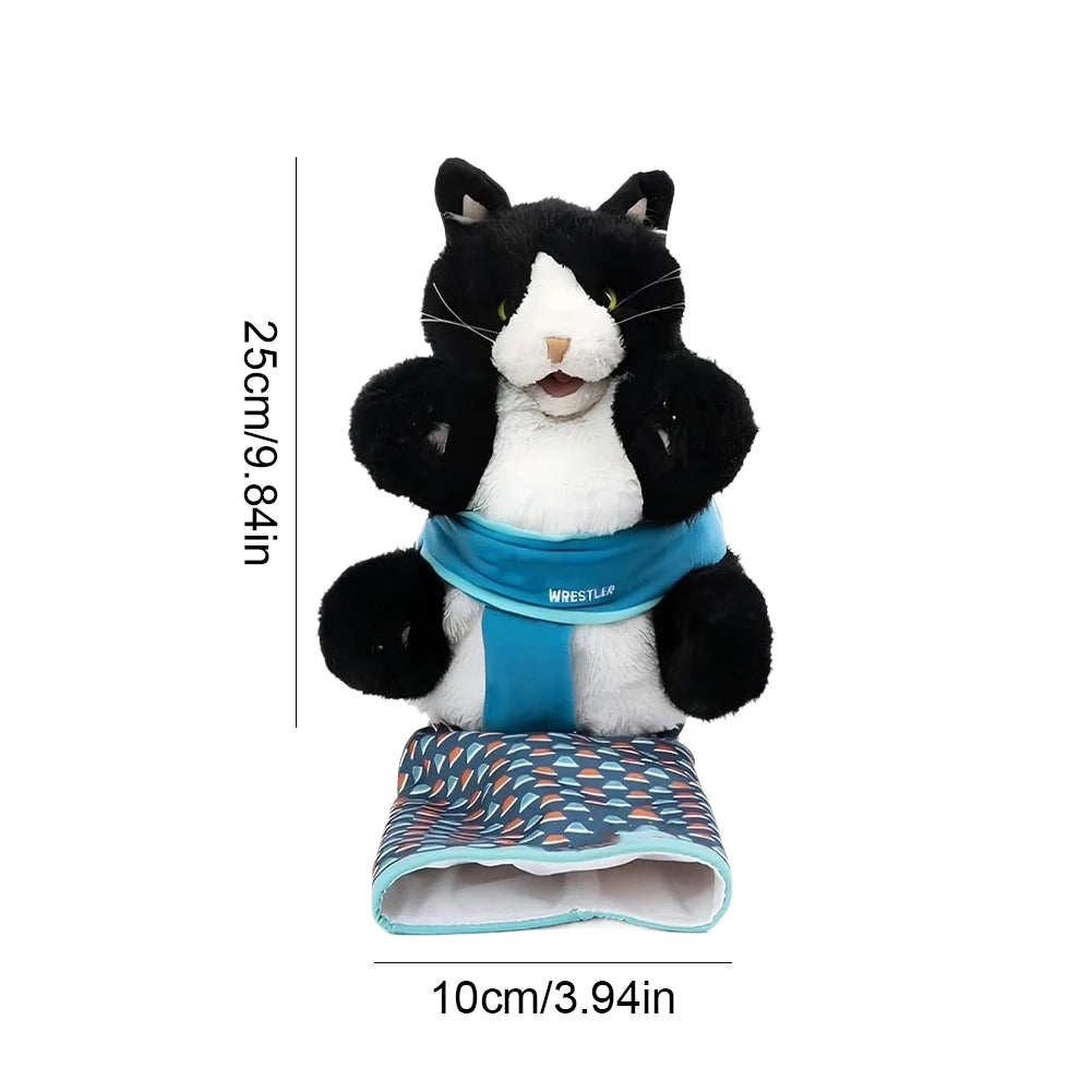 Cat Puppet Wrestler Plush Interactive Toy