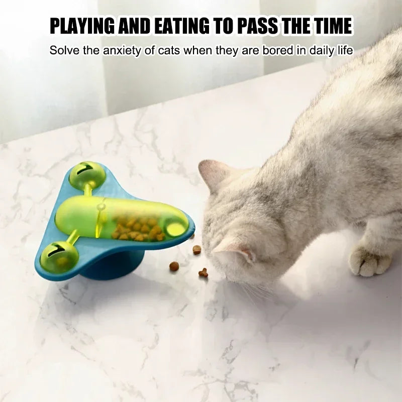 Rotating Flying Chair Interactive Cat Toy