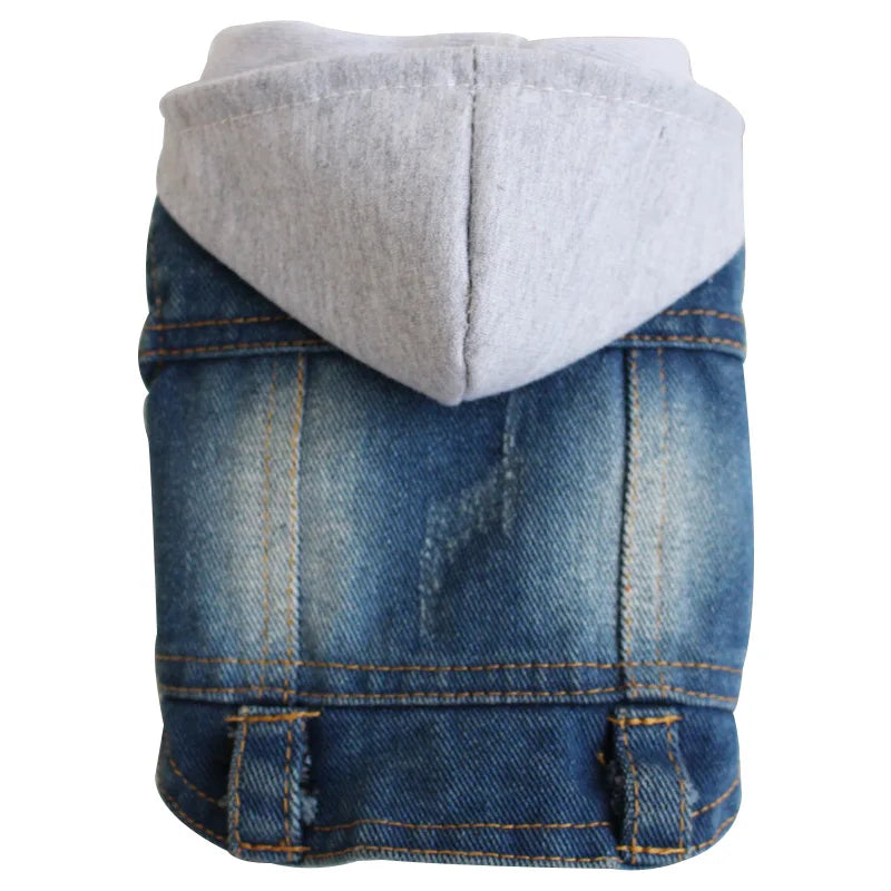 Denim Dog Jacket – Cowboy Style Pet Coat