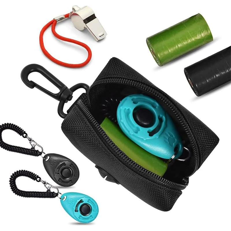Dog Poop Bag Holder – Adjustable Leash Attachment Waste Bag Dispenser