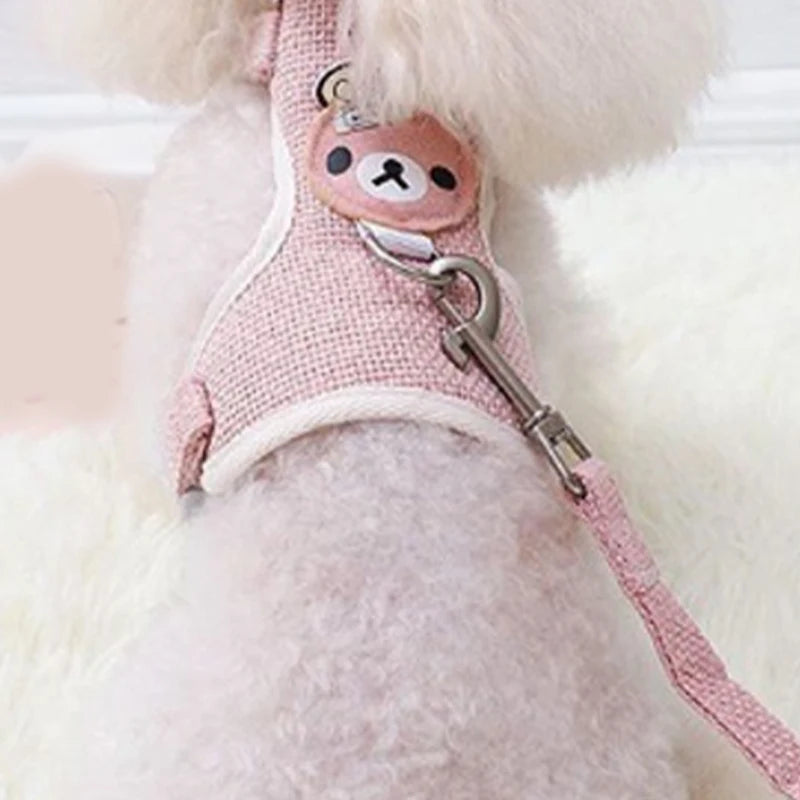 Adjustable Breathable Pet Vest Harness for Small Dogs & Cats