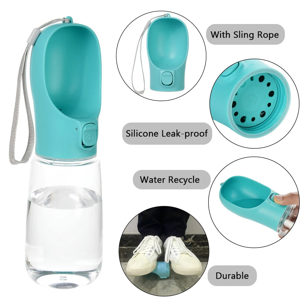Portable Dog Water Bottle – 350/550ml