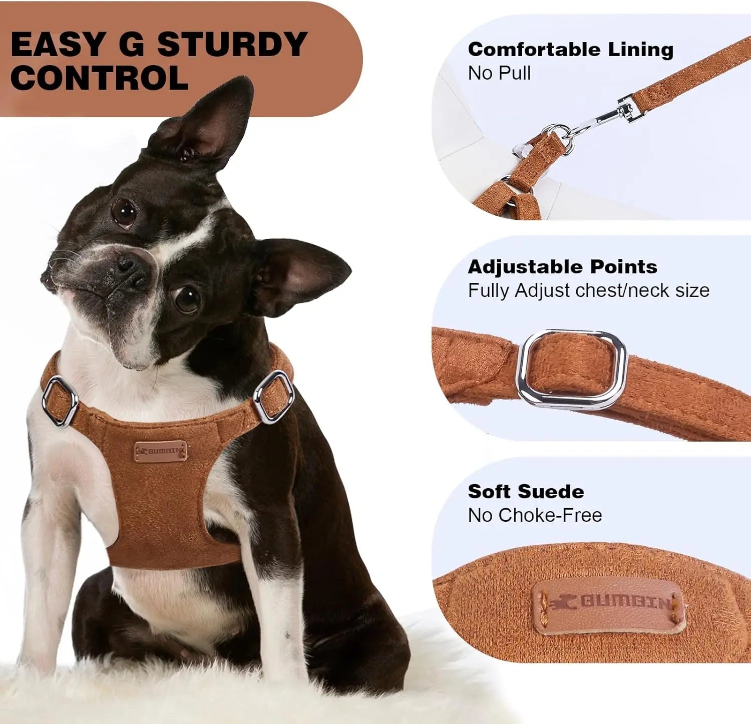 No-Pull Adjustable Dog Harness & Leash Set