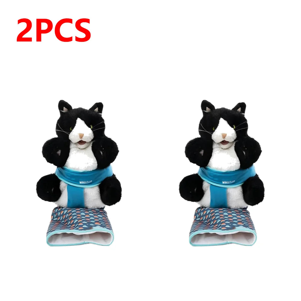 Cat Puppet Wrestler Plush Interactive Toy